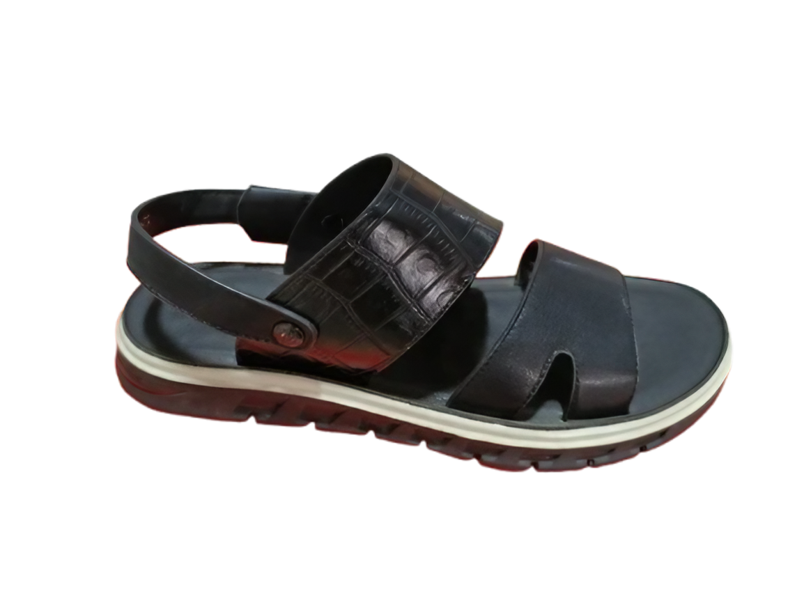 Black Comfort Casual Sandal for Men