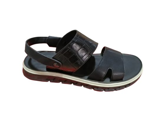 Black Comfort Casual Sandal for Men